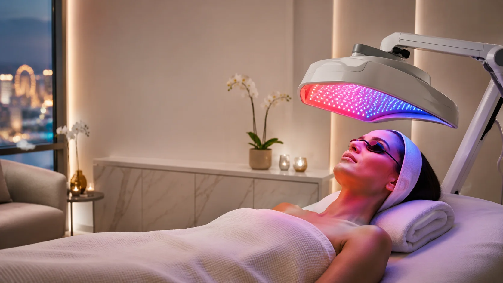 LED light therapy treatment in Las Vegas at Safi Miran